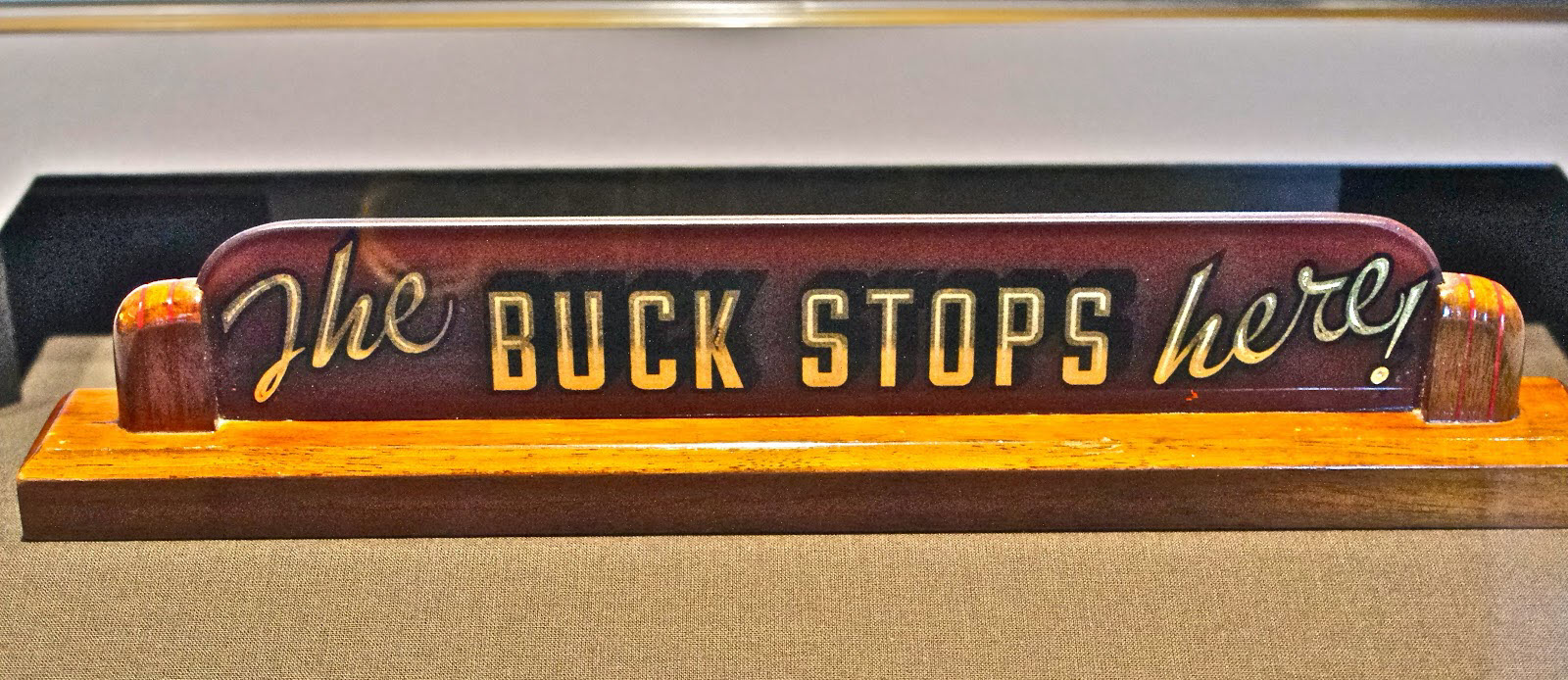 Post The buck stops here